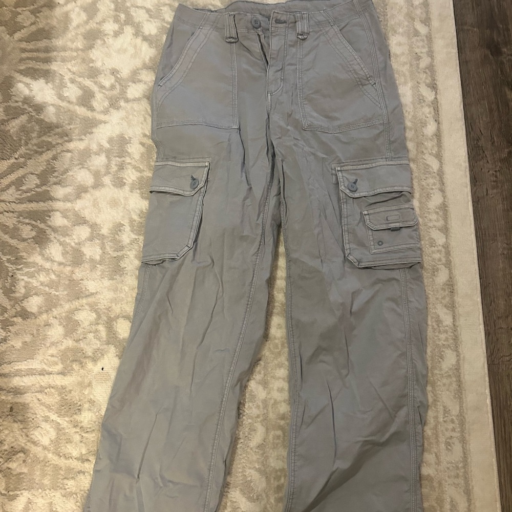 American Eagle Outfitters Gray Cargo Pants